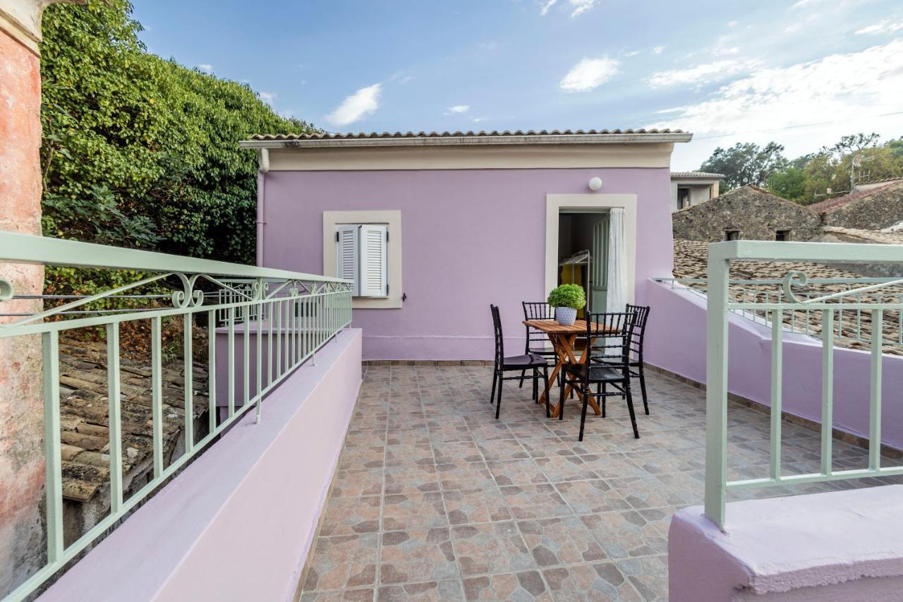 Siora Nina Charming Stone House Near Agios Gordios Villa Sinarádes Buitenkant foto